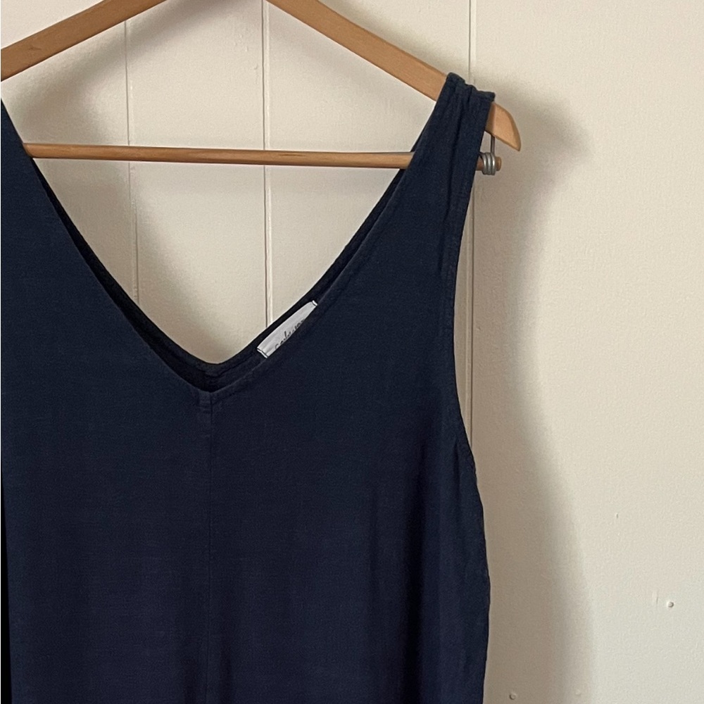 Carly Jean Los Angeles Navy Jumpsuit